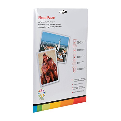 Pack DE 50 Feuilles de Papier Photo A4  21x29 7  cm Mat 260 GR