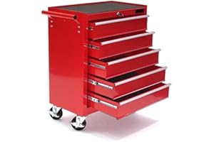 D&L Chariot d'atelier à 5 compartiments avec roulement à billes 06192