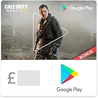 Google Play Gift Code - Email Delivery. Get up to a £47 bonus in Call of Duty: Mobile (UK only)