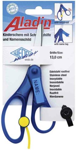 WEDO Lern-Schere Aladin, mit Schneidehilfe, L‰nge: 130 mm VE = 1