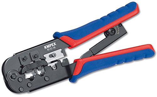 Preisvergleich Produktbild Knipex 975110 Modular Crimpzange Multi Kabelwerkzeug Für RJ11-RJ12-RJ45