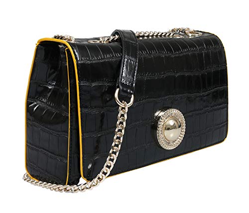 Preisvergleich Produktbild Versace Jeans Schultertasche schwarz