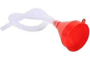 FYDUN Miyinla Embudo de Plástico con Tubo Flexible para Vehículo Aceite Gasolina Diesel Universal