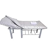 InLoveArts Silver Far Infrared Sauna Blanket Body Shaper Weight Loss Sauna Slimming Blanket Detox Therapy Machine for Personal Spa 2 Zone