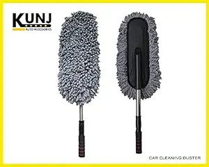 Kunj Autotech - Car Cleaning Micro Fiber Mop Duster Expandable - Multicolour