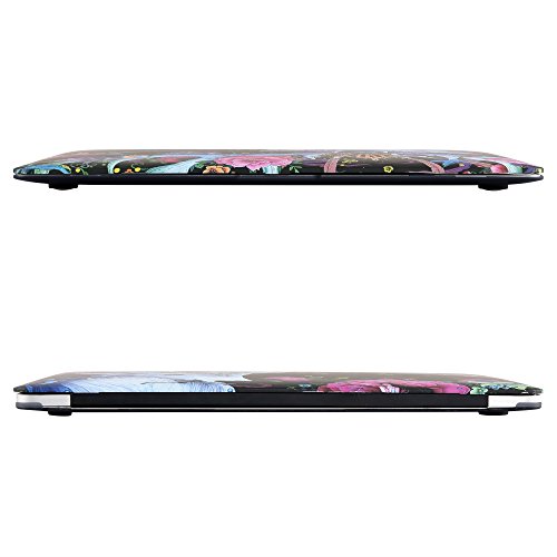 iDOO MacBook Schutzh  lle   Hard Case Cover Laptop H  lle  F  r MacBook Air 13 Zoll  A1369 A1466  - matt  Zauberwald