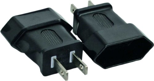InLine Netzadapter USA, US-Stecker 2pin auf Euro-Buchse