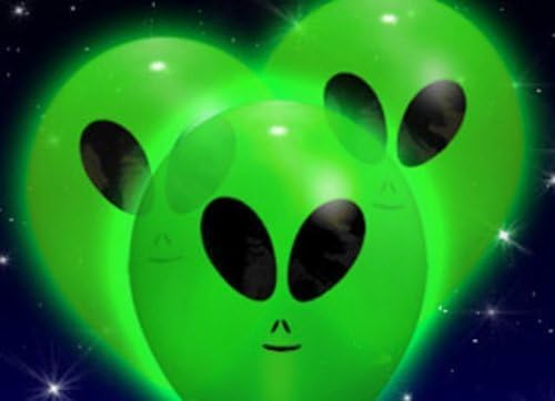 Illoom Light-Up Balloons Alien - Pack of 5