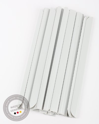 Sichtschutz SIGMA für Doppelstabmatten 26 lfdm in silber, „Made in Germany“ - 5