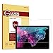 Price comparison product image OMOTON Compatible for Microsoft Surface Pro 6 / Surface Pro 12.3" (2017) / Surface Pro 4 Screen Protector, Tempered Glass with Scratch Resist, No Bubbles, HD Clear, 9H Hardness, Easy Installation