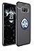 Produktbild Shinyzone Samsung Galaxy S8 Plus Hülle,Samsung Galaxy S8 Plus Hülle Schwarz und Blau mit 360 Grad drehbarer Ring Griff Halter Ständer,Ultra Dünn Weich TPU Stoßfest Schutzhülle Kompatibel mit Magnetischer Autohalterung