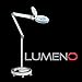 Produktbild Lumeno dimmbare LED Lupenleuchte Serie 851X mit großer 152mm Echtglaslinse in 3 oder 5 Dioptrien einstellbare Helligkeitsstufen, Arbeitsleuchte/Lupenlampe 3 mit Stativ
