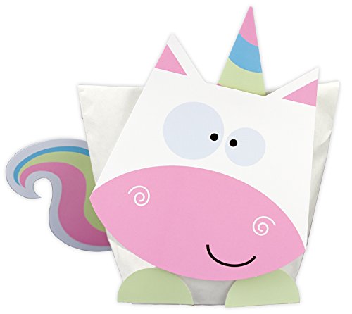 KuschelICH – Set Geschenktüten Einhorn – Kindergeburtstag – Mitgebsel – Gastgeschenk – Papiertütchen für Party und Geburtstag -TOP QUALITÄT aus Deutschland- - 7