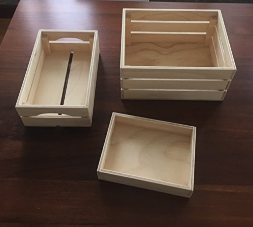 SETPINO. Conjunto 3 cajas de madera. Diseño y orden para almacenaje
