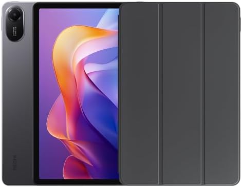 XIAOMI Redmi Pad 2 con cover, 4+128GB,Display 11" 2.5K definito, Batteria 9000mAh(typ), Processore Helio G100-Ultra, Quad speakers audio immersivo, Gray, Garanzia 2 anni (alimentatore non incluso)