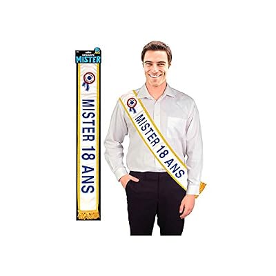 Générique ECHARPE MISTER 18 ANS BLEUE