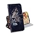 Produktbild COTDINFOR Huawei Honor 20 Pro Hülle Kreativ Art Painted cool Schutzhülle PU Leder Flip Bookcase Handy Tasche Schale mit Magnet Standfunktion Etui für Huawei Honor 20 Pro Lion TX-CH.