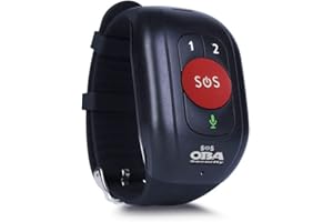 OBA SECURITY SOS Senior GPS 4G WiFi que salva vidas llamadas, caídas, posición GPS, corazón, presión, temperatura, resistencia al agua IP 67, aplicación gratuita (archivo con instrucciones para configurar la SIM)