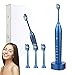 Produktbild xuehaostore Elektrische Zahnbürste Schallzahnbürste Schalltechnologie 3 Aufsteckbürsten, 5 Reinigungs-Modi, 30 Tage Akkulaufzeit, IPX 7 wasserdicht, 2 Minuten Timer Blau