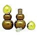 2 x 15 ml Golden Cap Perfume Roller Ball Bottles Aromatherapy Empty Clear Glass Roll On Attar Bottles Essential Oils