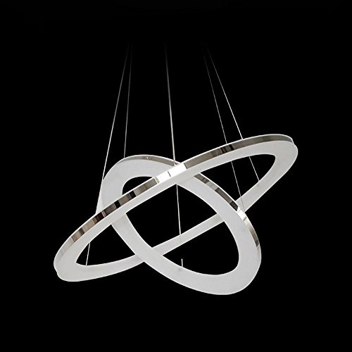 Preisvergleich Produktbild LXSEHN LED-einfache moderne Deckenleuchte Kronleuchter, Restaurant Wohnzimmer kreisförmige Büro Lampe, stilvolle atmosphärische Esszimmer Lampe Pendelleuchte Lampenlaternen ( Farbe : Remote control-4+6 / 40W )