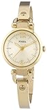 Fossil Damen-Armbanduhr XS Analog Quarz Edelstahl ES3270