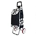 Produktbild BCL-HJFC Leicht und verschleißfest Lebensmitteleinkaufstrolley - Faltbarer Tragbarer Einkaufswagen Verschleißfest/Einfach Zu Lagern (Color : Black, Size : 90x34x25cm)