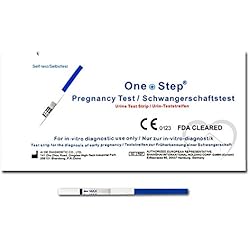 One Step - 5 Pruebas de Embarazo 10 mIU/ml Formato 3,5 mm.