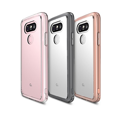 Funda LG G5  Ringke  FUSION  Choque Absorci  n TPU Parachoques  Choque Tecnolog  a Absorci  n  Conviviente tap  n antipolvo  para LG G5 2016 - Smoke Black