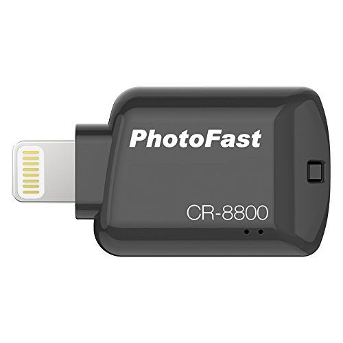 PhotoFast CR8800BK micro SD Kartenlesegerät für Apple iPhone und iPad schwarz