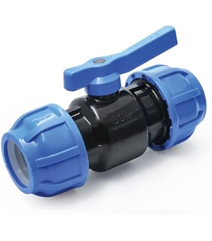 Pvc Kugelhahn Kunststoff-Wasserleitungsventil,PVC-Absperrventil, 1 Stück Absperrventil Pool
