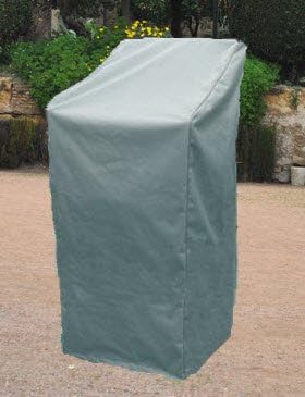hbcollection Cover Premium Polyester for Chair or garden chair (Individually Or Stacked) XL Grey