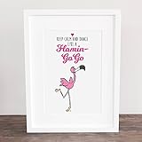 Poster Bild Flamingo Deko Küchenposter Motiv: