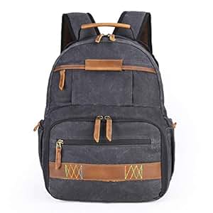 leather backpack camera bag