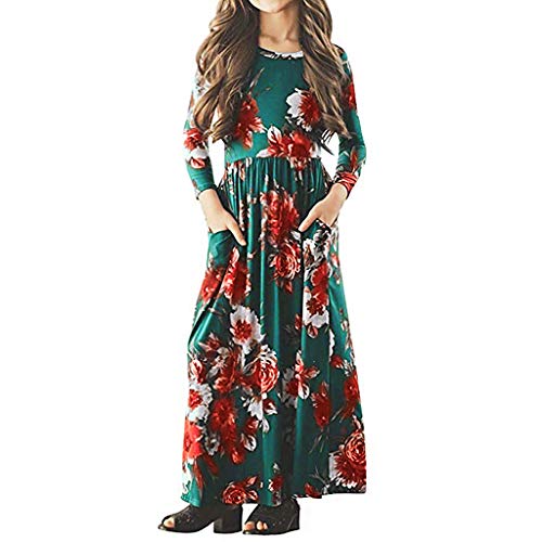 Preisvergleich Produktbild Prinzessinkleid Abendkleid Karneval Kostüm, Malloom Kleinkind Baby mädchen Langarm Blume Blumendruck Dress Kinder Kleider Kleidung