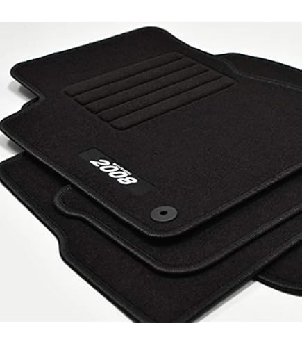 Wielganizator Gummimatte Peugeot 2008 II - Fahrerseite Schwarz Rutschfest