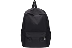 TTSAM Backpacks For Student Kids School Bags Lightweight School Bag, Plain Backpack For Teenager Girls Boys Solid Color Large Capacity Rucksack Travel Laptop Bag With Two Bottle Pockets