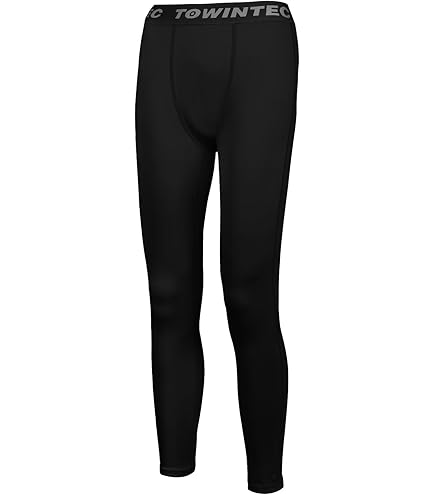 Hotfiary 2er Pack Kompressionshosen Jungen - Sport Base Layer Basketball Fußball