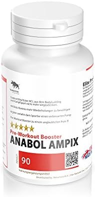 Anabol Ampix Capsules Ideal Coordinated Ingredients, Beta Alanine, Creatine Ethyl Ester HCL, Taurine and L-Arginine for Maximum Performance.