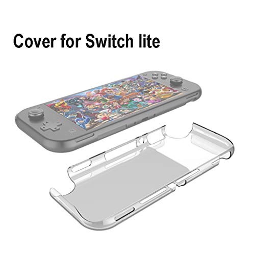 Preisvergleich Produktbild Spielzubehör,TwoCC Schlank kristallklar ultradünn klar schützend andockbar PC Gehäuse Abdeckung für NS Switch Lite