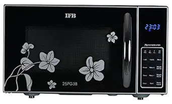 IFB 25 L Grill Microwave Oven (25PG3B, Black+Floral Design)