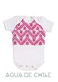  Body niña, 9-12 M, color rosa con bordado mexicano hecho a mano, ropa para bebe reborn