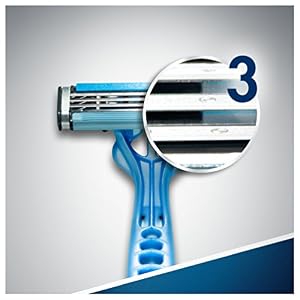 Gillette Blue3 Disposable Razor for Men with Pivoting Head, Pack of 8 Razors - Image 3