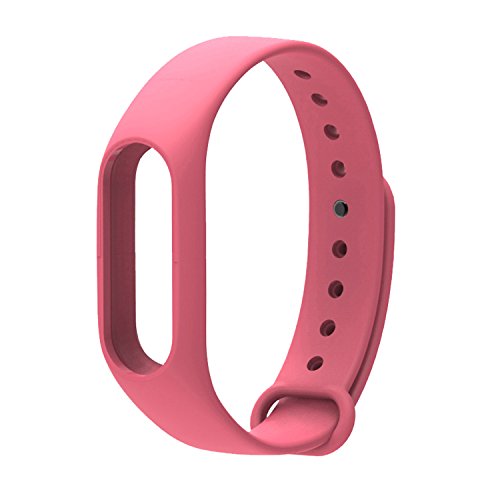 COOSA Correa de Recambio Brazalete Extensibles coloridos impermeables para reemplazo Pulsera XIAOMI Wireless Recambio para Pulsera Inteligente XIAOMI MI band 2  sin Rastreador de actividad   rosa  para xiaomi pulsera inteligente 2 
