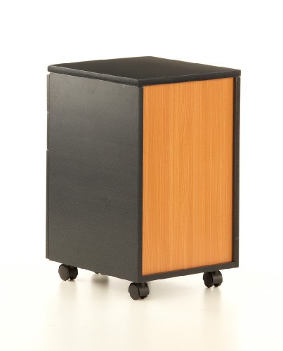 hjh OFFICE 673800 Rollcontainer EKON graphit, inkl. 3 Schübe, grundsolide Verarbeitung, optimal für Schreibtisch, Büromöbel, Schreibtisch Container, Rollkontainer Büro, Rollkontainer mit Schubladen - 10