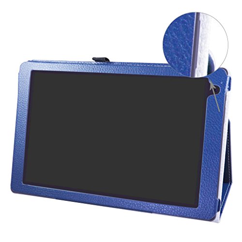 Archos 101b Oxygen hülle,Mama Mouth Folding Ständer Hülle Case mit Standfunktion für 10.1″ Archos 101b Oxygen Android 6.0 Tablet PC,Blau - 2