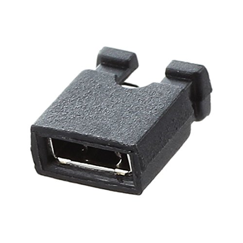 SODIAL (R) 50 Stueck 2,54 mm Stecker Bruecke Mini Jumper Steckverbinder - 4