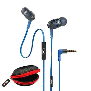 boAt BassHeads 225 Wired in Ear Earphone with Mic (Blue)
