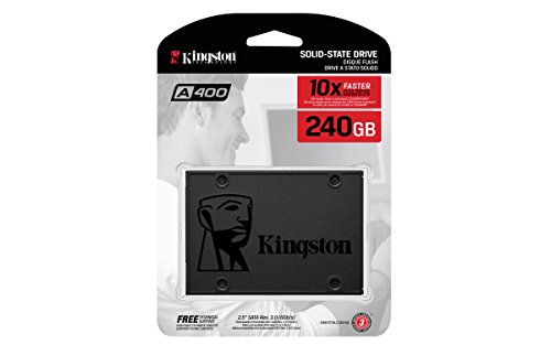 Kingston SSD A400 - Disco Duro S  lido de 240 GB  2 5   SATA 3 