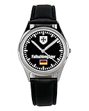 Soldat Geschenk Artikel Bundeswehr Fallschirmjäger Uhr B-1028